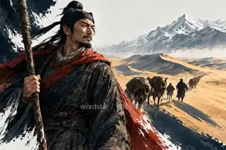 驼影连天 · 插画 图像