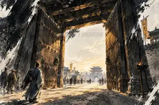 坊门初开 · 插画 图像