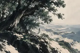旧岸新桑 · 插画 图像