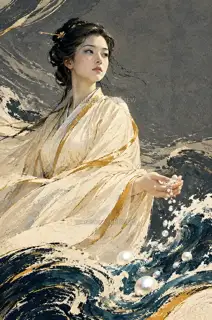 海色在眼中 · 插画 图像