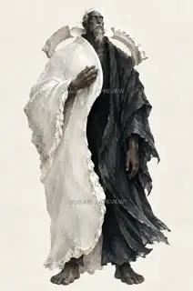 渡潮听客·盐壳藏声 · 插画 图像