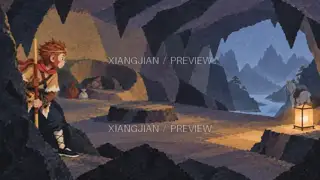 山路上的故事 288 · 纸艺 AI 图像