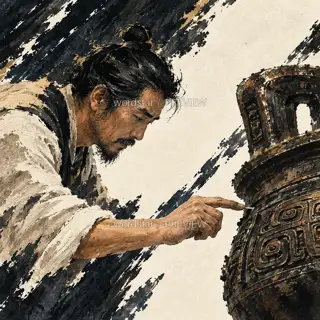 耳下细纹 · 插画 图像