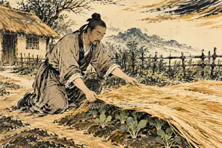 覆住新苗 · 插画 图像