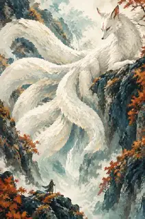 尾下有径 · 插画 图像