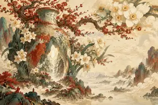 岁朝清供·满案春意