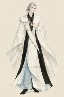 雪瓷观梦·神话立绘 · 插画 图像