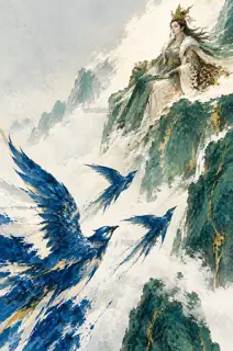 青鸟传书 · 插画 图像