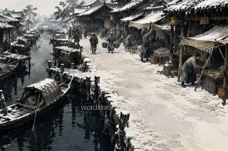 雪市慢开 · 插画 图像