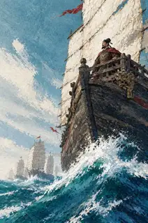 浪高帆稳 · 插画 图像