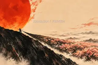 夸父逐日·杖化桃林