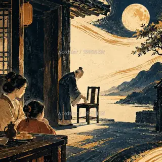 把椅子留着 · 插画 图像