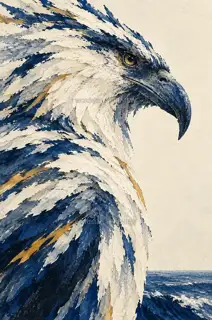 高空回望 · 插画 图像