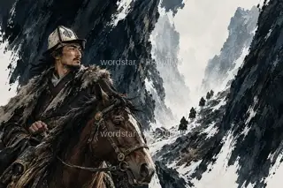 越过最后山口 · 插画 图像
