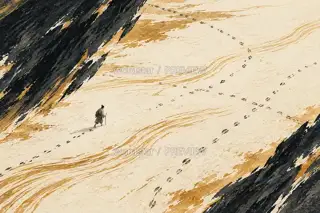 滩上群迹 · 插画 图像