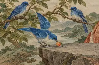 到案边 · 插画 AI 图像