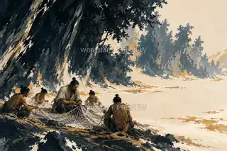 林缘共结 · 插画 图像