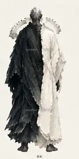 渡潮听客·盐壳藏声·背面 · 插画 图像