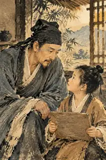 邻童问字 · 插画 图像