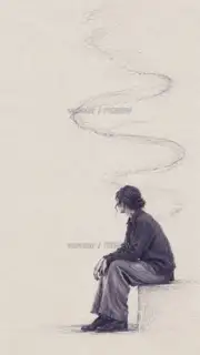 被擦去的远处 · 插画 图像