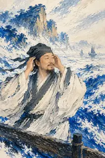 船头整冠 · 插画 图像