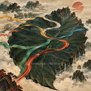 彩线分江