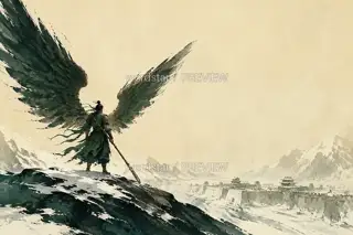 冰关驻翼 · 插画 图像
