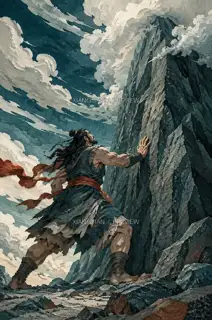 近壁 · 纸艺 AI 图像