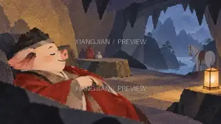 山路上的故事 298 · 纸艺 AI 图像