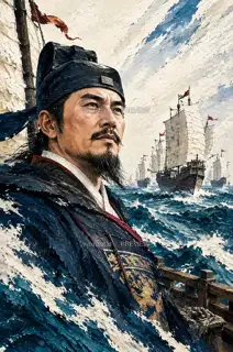 郑和望洋 · 插画 图像