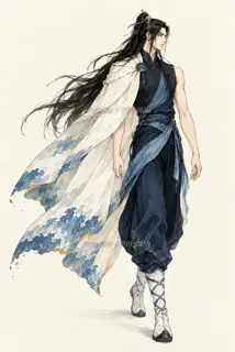 月汐行者·退潮留痕·画风试作 · 插画 图像
