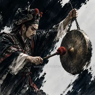 锣声将起 · 插画 图像