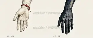 折山行者·山河入体·hands · 插画 图像
