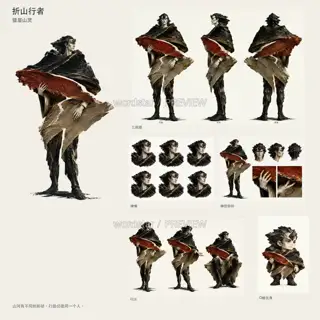 折山行者·错层山灵·00-总览 · 插画 图像
