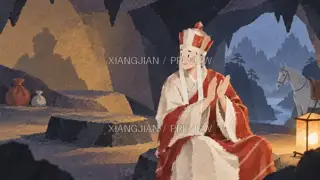 山路上的故事 304 · 纸艺 AI 图像