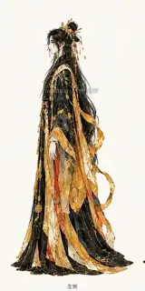 曜金乐师·宣传页原人物·左侧 · 插画 图像