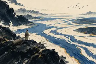 江汊观网 · 插画 图像