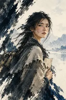 信后抬头 · 插画 图像