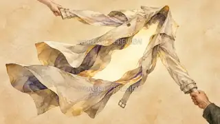 风从衣袖里经过 · 插画 图像
