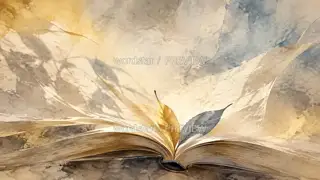 停在第一页 · 插画 图像