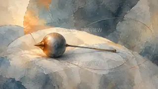 睡着的钟摆 · 插画 图像