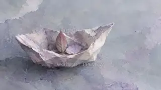 纸舟同船 · 插画 图像