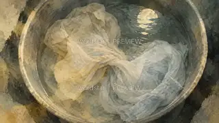 盆里的月光 · 插画 图像