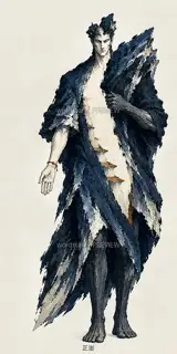 折山行者·山河入体·front · 插画 图像