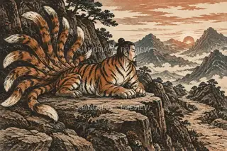 晨岗 · 版画 AI 图像
