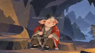 山路上的故事 239 · 纸艺 AI 图像