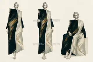 司雾女君·镜面无岸·行止 · 插画 图像