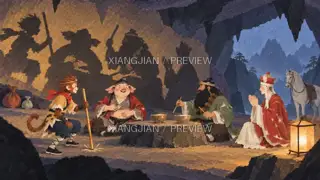 山路上的故事 312 · 纸艺 AI 图像
