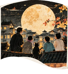 月下团圆