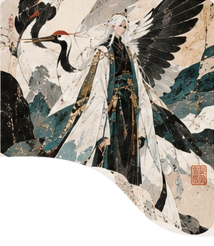鹤影司春人物主题